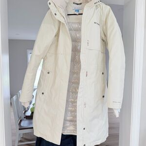 Columbia Women's Cream Omni Heat Parka